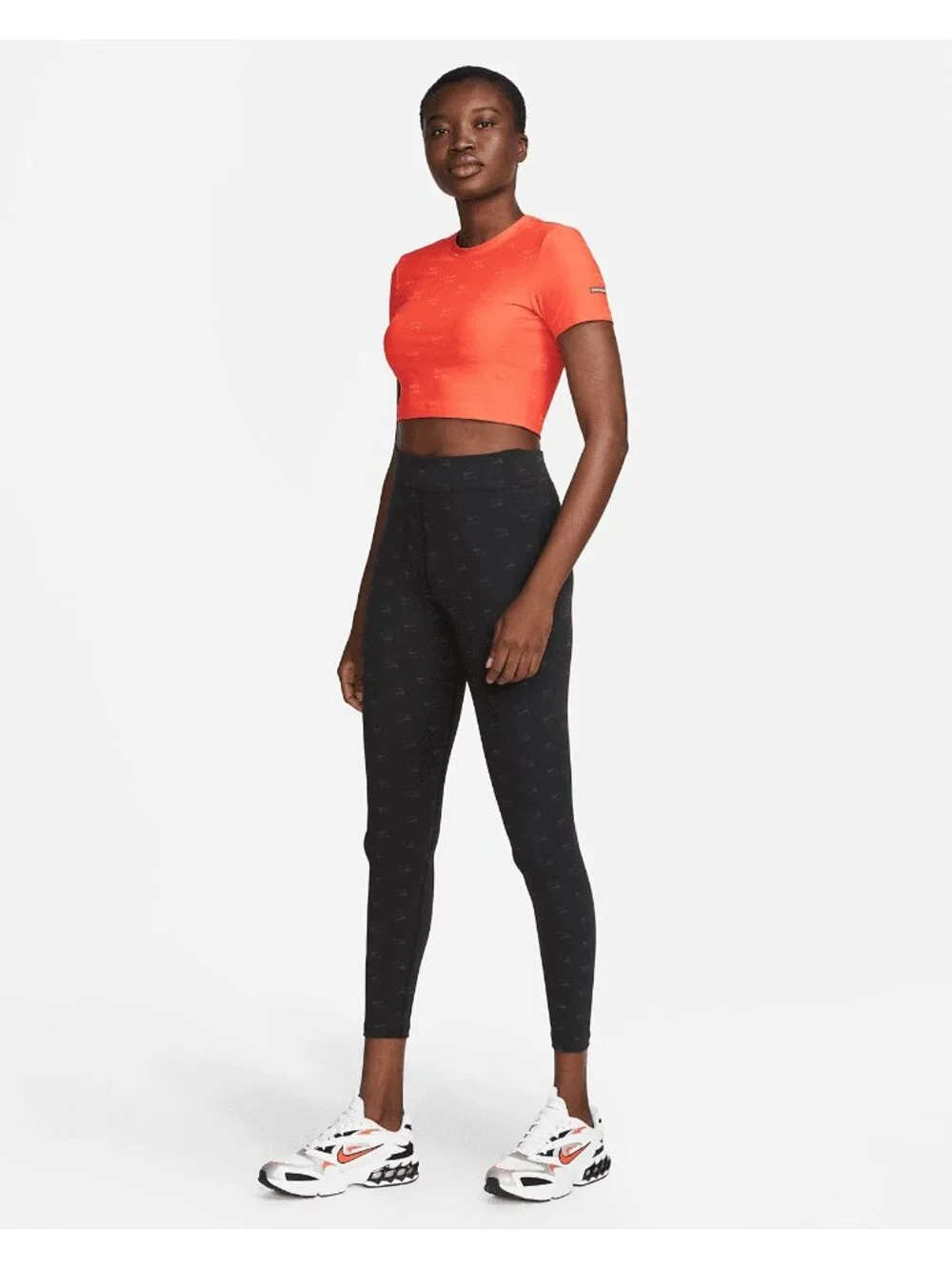 WOMEN'S NIKE T-SHIRT NSW AIR SS CROP TOP RED DV4368-696